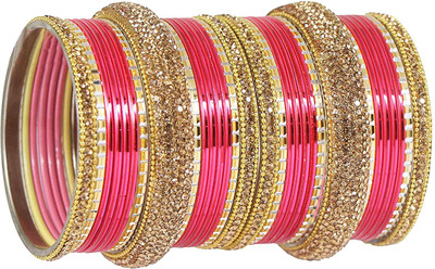 ZADLAXAR Metal Zircon Bangle Set