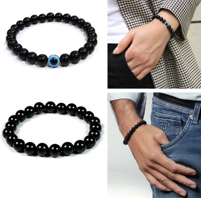 divinesouviners Stone Beads Bracelet(Pack of 2)