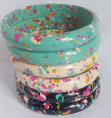 Lahti wala lac Lac Bangle Set(Pack of 6)