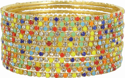 NMII Metal Zircon Bangle(Pack of 12)