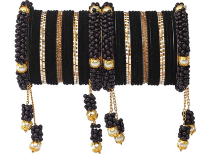 ZINEKA Metal Gold-plated Bangle Set(Pack of 48)