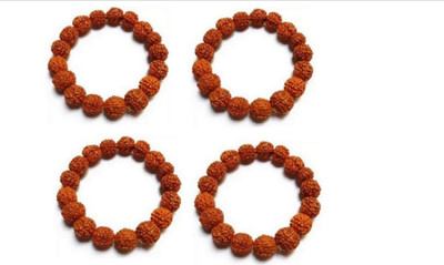 CUBAN INDIA Rudraksha Bracelet(Pack of 4)