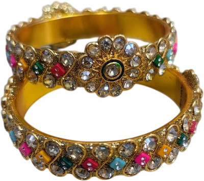 R SAURABH Metal Kada(Pack of 2)