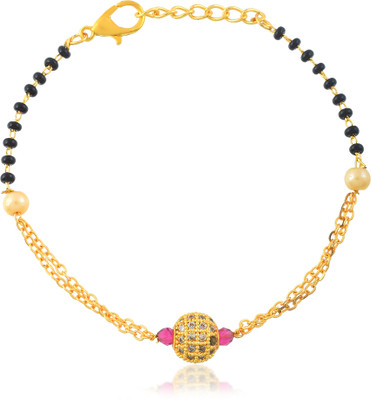 Dzinetrendz Brass Gold-plated Bracelet