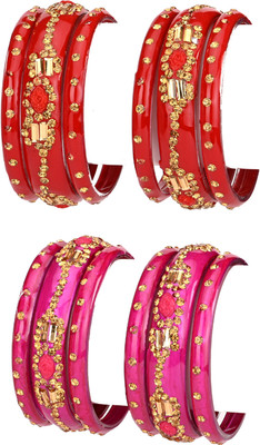 AFAST Glass Beads, Crystal Bangle Set(Pack of 10)