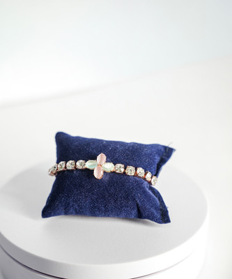 Lady Raiment Alloy Diamond Copper Bracelet