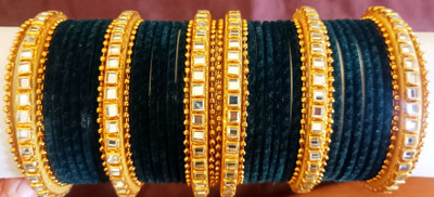 DEEPAK Metal Beads Bangle Set(Pack of 2)