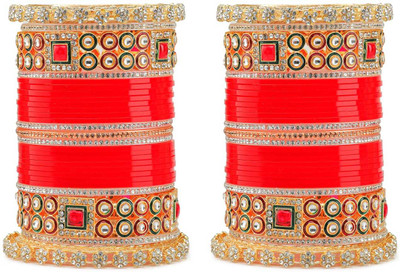 SBS Alloy Beads, Pearl, Cubic Zirconia Gold-plated Chudas(Pack of 60)