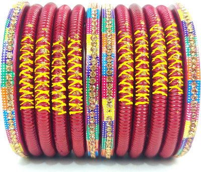 lahticollection Lac Bangle Set(Pack of 10)