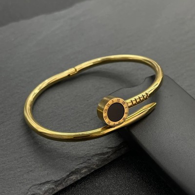 AMAAL Metal, Alloy, Stainless Steel Gold-plated Kada