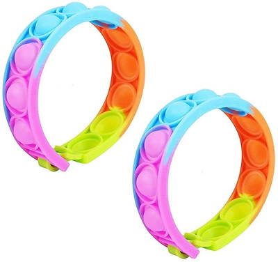 Adhvik Rubber Charm Bracelet(Pack of 2)