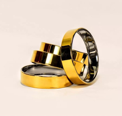 GulNaz Creations Crystal, Glass Gold-plated Bangle Set(Pack of 4)