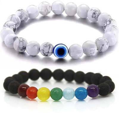 IKONKARR Stone, Evil Eye Bracelet(Pack of 2)