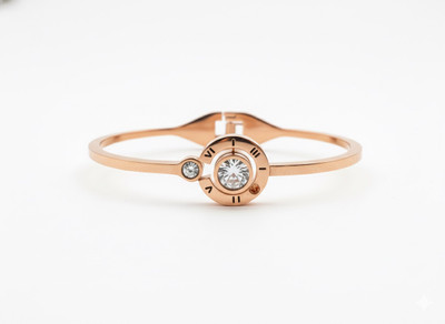 WHITE BIRD Metal Diamond Gold-plated Bracelet