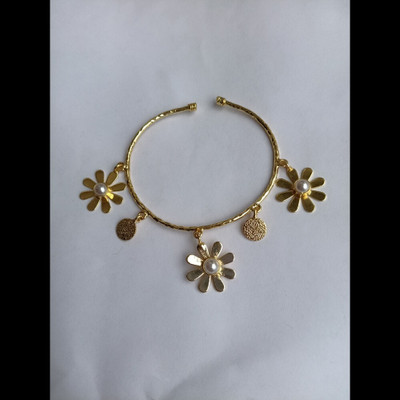 Bling World Brass Gold-plated Bracelet