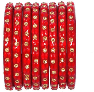 OJHA Glass Zircon Kada(Pack of 8)