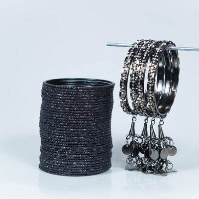 Ink innaka Metal Bangle Set(Pack of 40)
