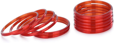 AFAST Glass Bangle Set(Pack of 10)