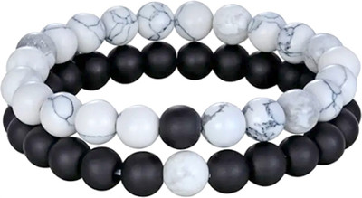salve Stone Agate Bracelet Set(Pack of 2)