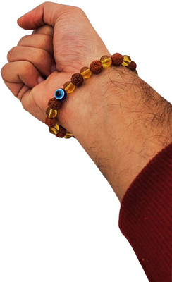 KitaboJi Samagri Stone, Rudraksha Charm Bracelet