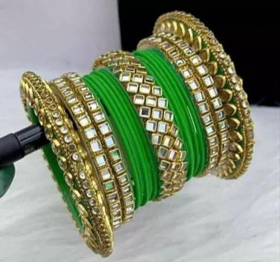 ZADLAXAR Metal Zircon Bangle Set