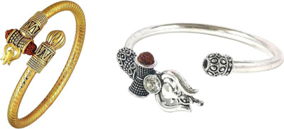 Spyroniix Reeal Treasuree Brass, Alloy Gold-plated Bracelet(Pack of 4)