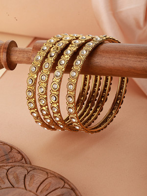 AATMANA Alloy Bangle Set(Pack of 4)