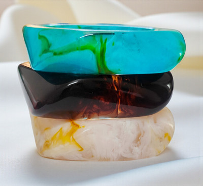 EAS Accessorize Resin Bangle Set(Pack of 3)