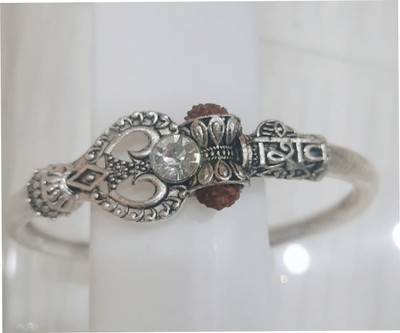 Maatrachaaya Alloy Cubic Zirconia Sterling Silver Cuff