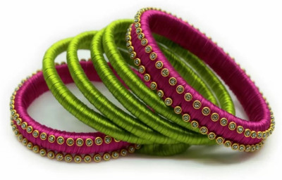 AVCRAFT Alloy Bangle Set(Pack of 6)
