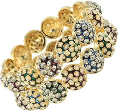 NMII Metal Zircon Kada(Pack of 2)