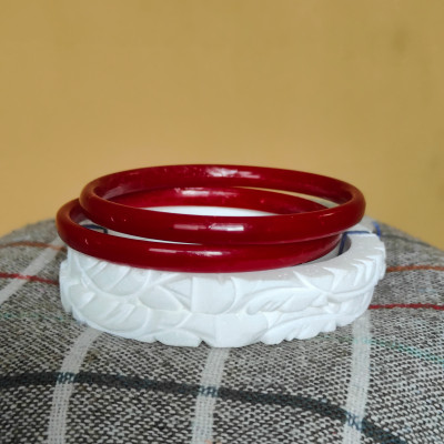 aj seashells Shell Shakha Pola(Pack of 4)