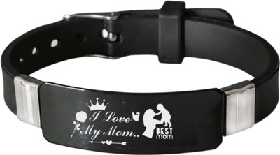 The Men Gift Metal, Rubber Bracelet