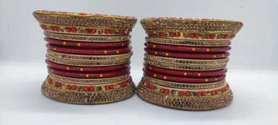 LUCKY SUHAG CHURA Lac Bangle Set(Pack of 18)