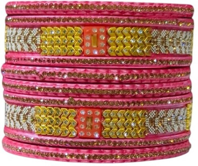 AMCM Lac Cubic Zirconia Bangle Set(Pack of 6)