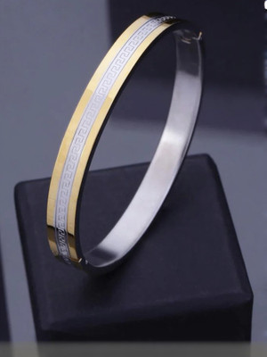 Mahi creations Stainless Steel Gold-plated Kada