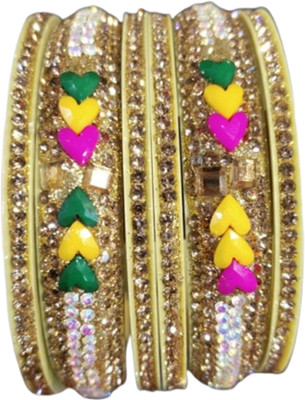 Shree Creation Lac, Plastic Bangle Set(Pack of 6)