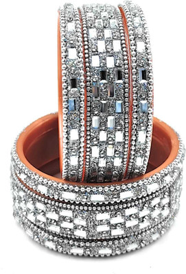 RAF dukan Plastic Gold-plated Bangle Set(Pack of 6)