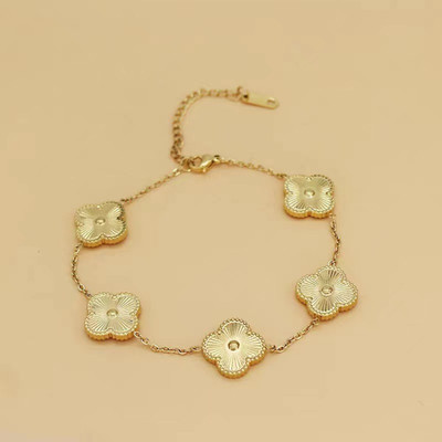 Winnifred Stainless Steel Crystal Gold-plated Bracelet