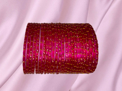 SKmart Glass Cubic Zirconia Bangle Set(Pack of 24)