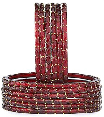 Glassemporium Glass Beads Bangle(Pack of 10)