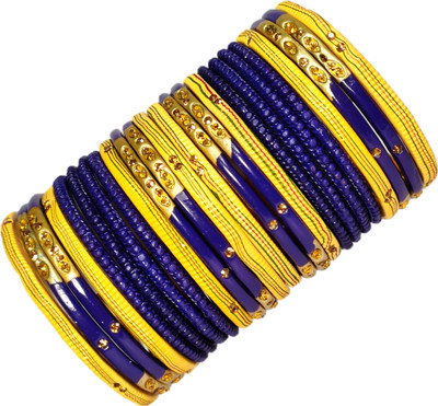 555 BABA LAHTHI Lac Bangle Set(Pack of 24)