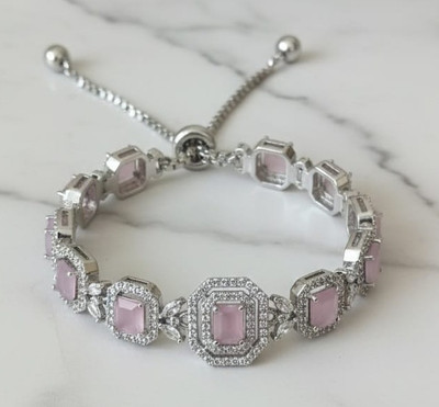 Fashion Didi Crystal Sterling Silver Bracelet