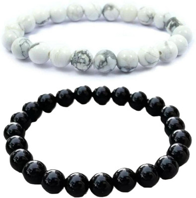 HouseOfCommon Brass, Stone, Crystal, Plastic, Alloy Bracelet(Pack of 2)