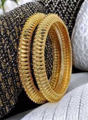 DDP Alloy Gold-plated Bangle Set(Pack of 2)