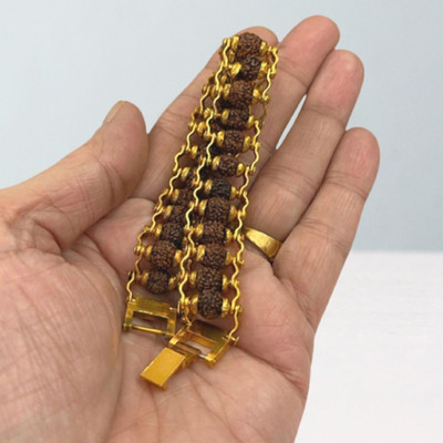 Kuttumb Gems & Jewels Brass Gold-plated Bracelet