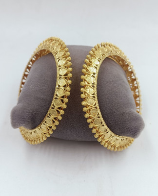 Vivanta Alloy Gold-plated Bangle Set(Pack of 2)