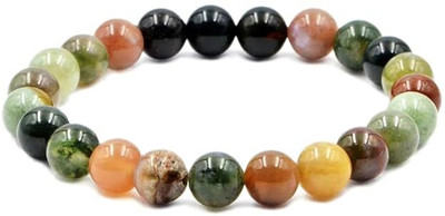 VIBESLE Crystal Beads, Agate Charm Bracelet