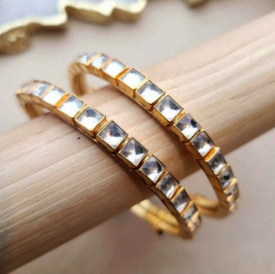 Agreem Metal Bangle Set(Pack of 2)