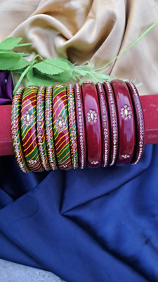 rcl Lac Diamond Bangle Set(Pack of 12)